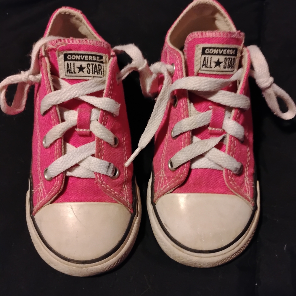 Converse All Star Kids' Pink Canvas Sneakers